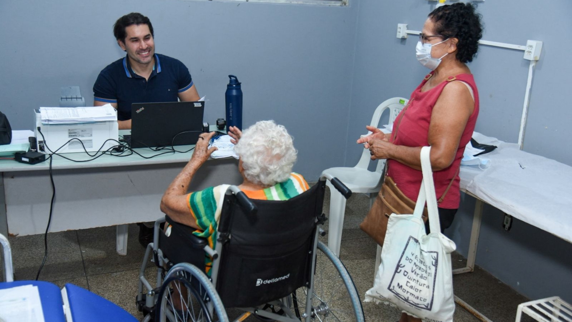 O Projeto AMEI no HRCR oferta exames, biópsias e acompanhamento completo para o rastreamento e diagnóstico precoce do câncer de pele, de próstata e de colo do útero. (Foto: Clemilton Silva)