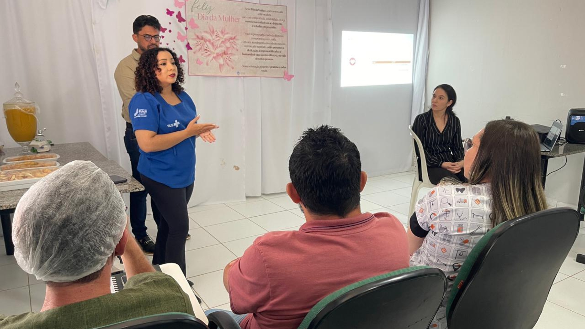 Encontro sobre eletrocardiograma na prática hospitalar reuniu profissionais da equipe multidisciplinar do HRCR para atualização em cardiologia e fortalecimento da assistência. (Foto: Clemilton Silva)